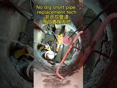 sistema corto de reemplazo de tuberías, equipo de reventado de tuberías