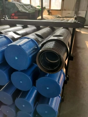 Tubo de perforación de pozo de agua OD 114 mm 4 1/2 &quot;Rosca Remet Negro