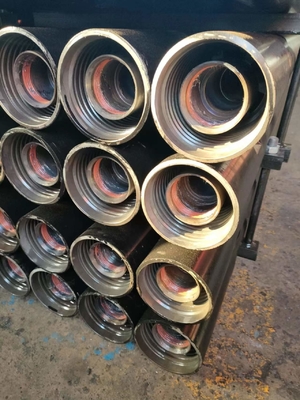 Alta tubería de perforación de acero para pozos de agua Od 114 mm 4 1/2 &quot;longitud de Remet 6000 mm