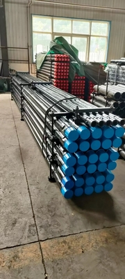 Pipa de perforación de doble pared E75 Negro / Azul 3m / 4.5m / 6m longitud