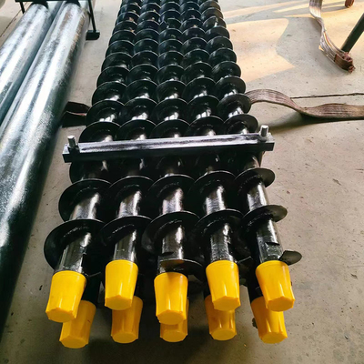 Tubo de perforación HDD pintado de negro de 73 mm con conexión API NC 3m longitud pared de 8 mm