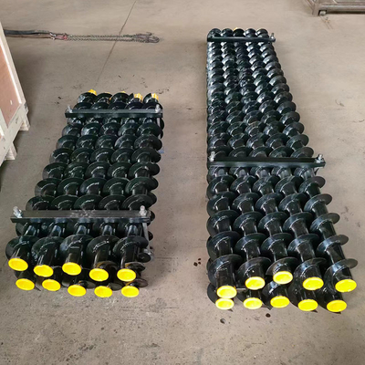 Tubo de perforación HDD pintado de negro de 73 mm con conexión API NC 3m longitud pared de 8 mm