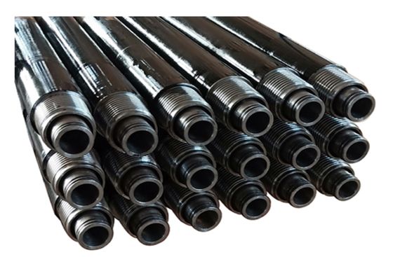 Tubo de perforación de doble pared con circulación inversa por elevación neumática, con grado de acero S135 y especificación de 42-140 mm para mina de carbón